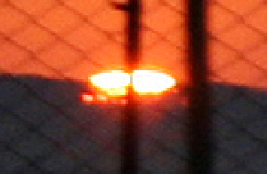 sunset closeup